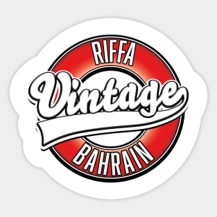 Riffa bahrain vintage logo Sticker